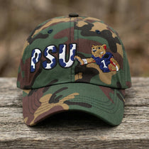 The City Collection PSU Logo Camo Patched Hat - Rebel P Customs