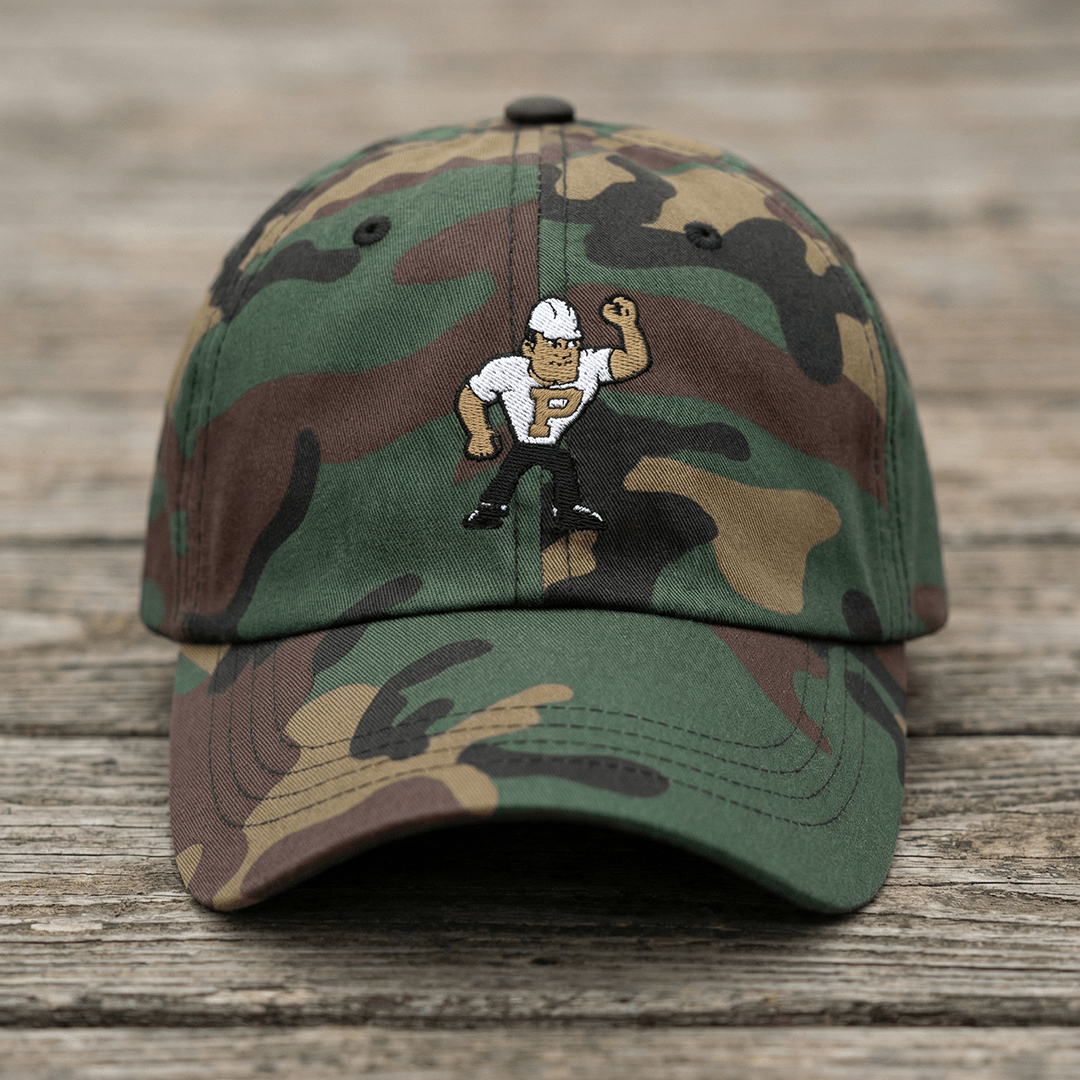 The City Collection Purdue Logo Camo Patched Hat - Rebel P Customs