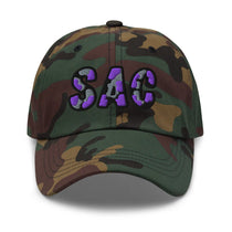 The City Collection SAC Basketball Camo Patched Hat - Rebel P Customs