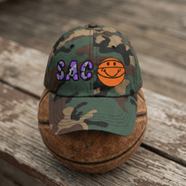 The City Collection SAC Basketball Camo Patched Hat - Rebel P Customs