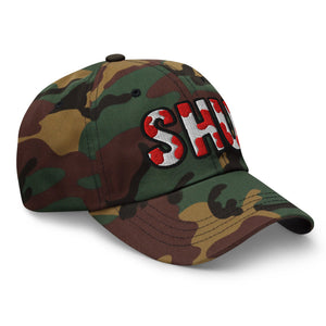 The City Collection Sacred Heart Camo Patched Hat - Rebel P Customs