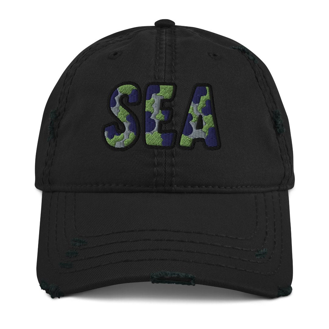The City Collection SEA Football Patched Hat - Rebel P Customs