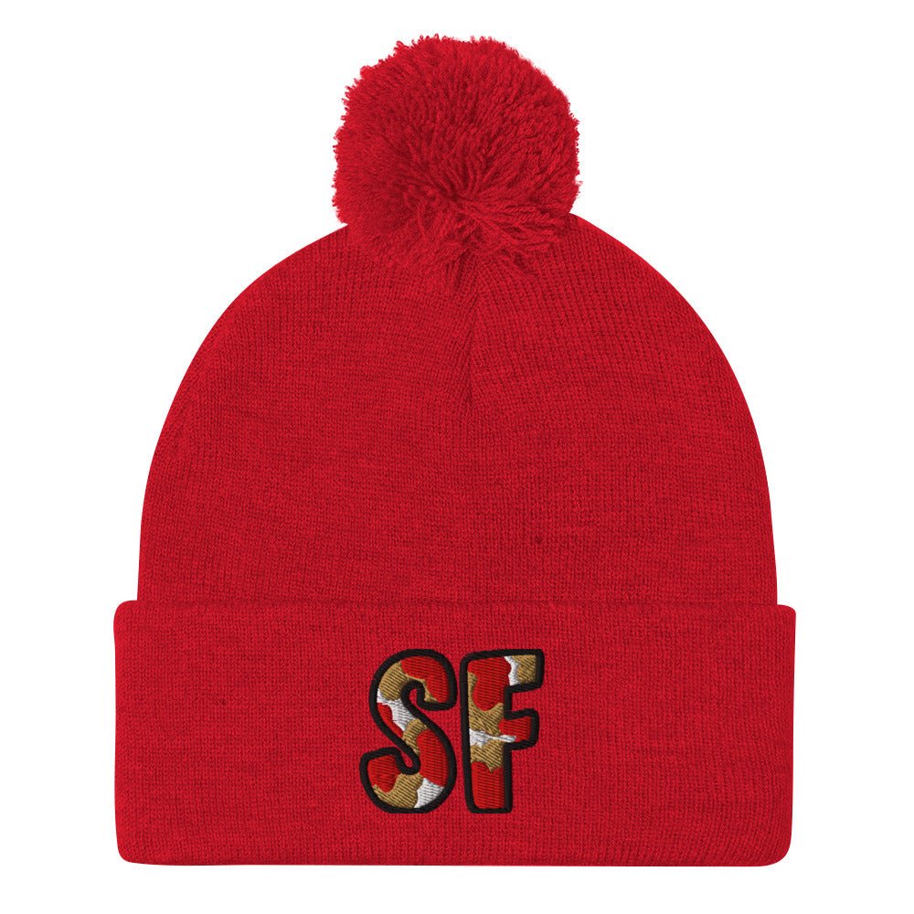 The City Collection SF Football Patched Beanie - Rebel P Customs