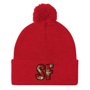 The City Collection SF Football Patched Beanie - Rebel P Customs