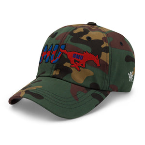 The City Collection SMU Mustang Camo Patched Hat - Rebel P Customs