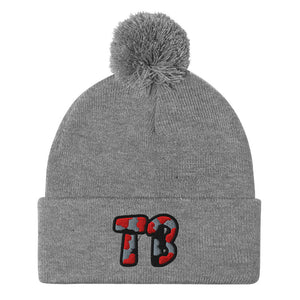 The City Collection TB Football Patched Beanie - Rebel P Customs