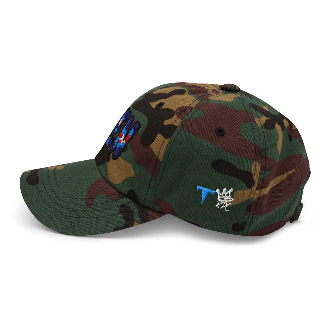 The City Collection TEN Football Camo Patched Hat - Rebel P Customs