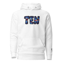 The City Collection TEN Football Patched Unisex Hoodie - Rebel P Customs