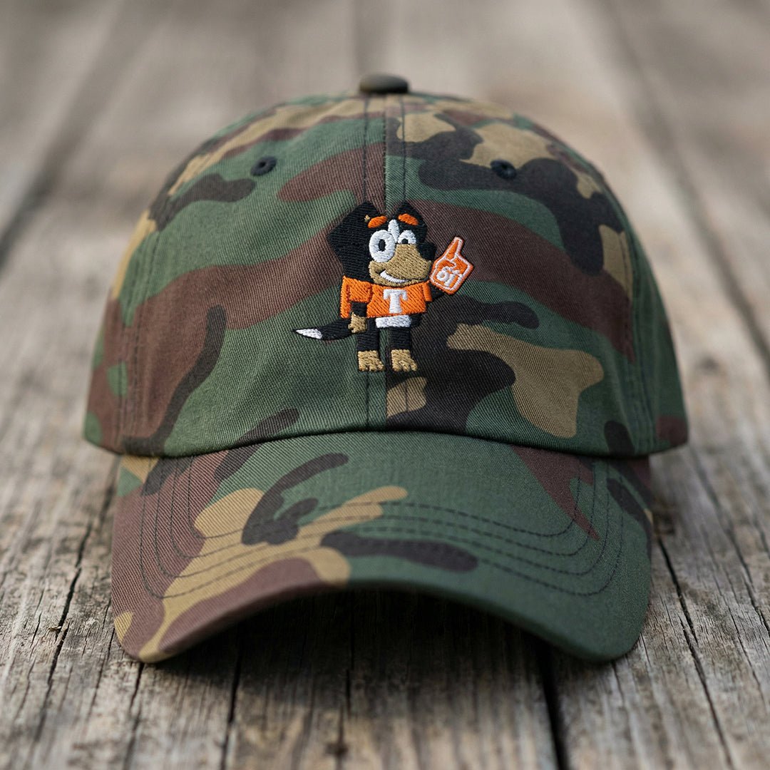 The City Collection TENN Logo Camo Patched Hat - Rebel P Customs
