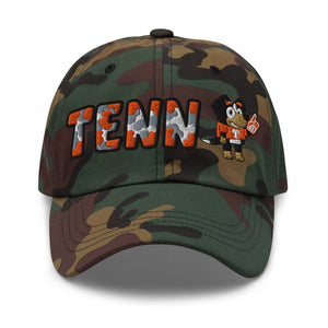 The City Collection TENN Smokey The Dog Camo Patched Hat - Rebel P Customs