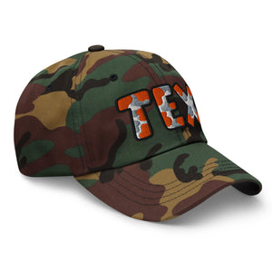The City Collection TEX Camo Patched Hat - Rebel P Customs