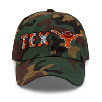 The City Collection TEX Longhorn Camo Patched Hat - Rebel P Customs