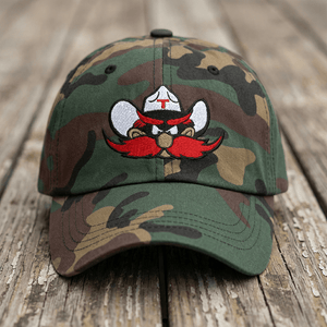 The City Collection Texas Tech Logo Camo Patched Hat - Rebel P Customs