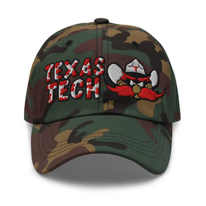 The City Collection Texas Tech Raider Camo Patched Hat - Rebel P Customs