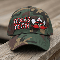 The City Collection Texas Tech Raider Camo Patched Hat - Rebel P Customs