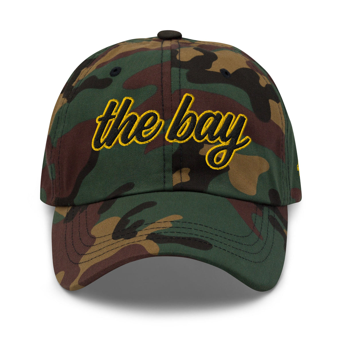 The City Collection The Bay "Gold Blooded" Camo Patched Hat - Rebel P Customs