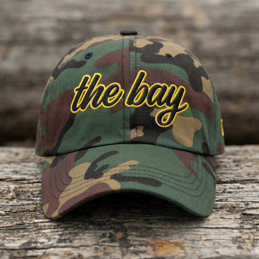 The City Collection The Bay "Gold Blooded" Camo Patched Hat - Rebel P Customs