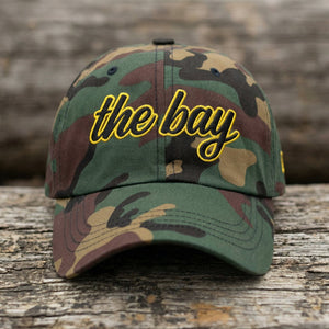 The City Collection The Bay "Gold Blooded" Camo Patched Hat - Rebel P Customs