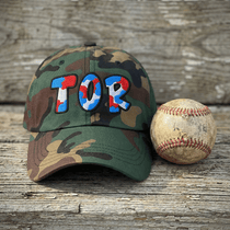 The City Collection TOR Baseball Camo Patched Hat - Rebel P Customs