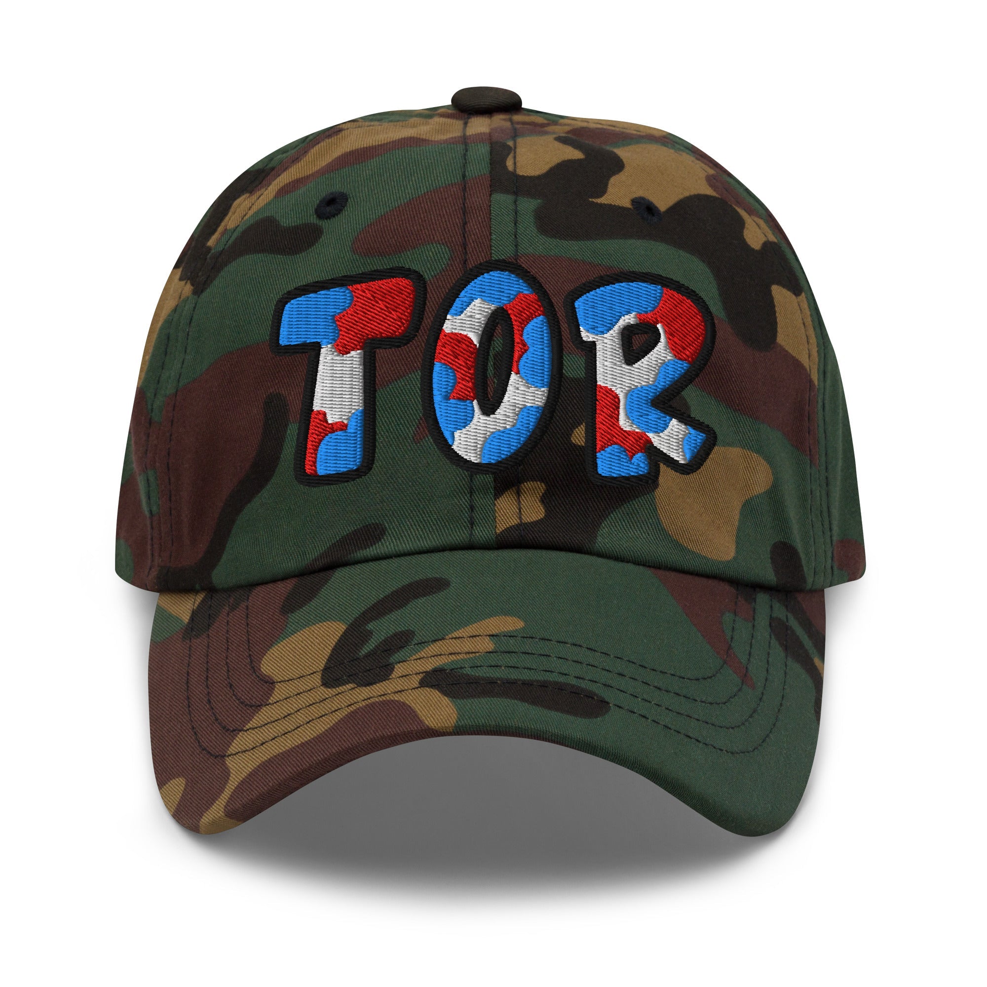 The City Collection TOR Baseball Camo Patched Hat - Rebel P Customs