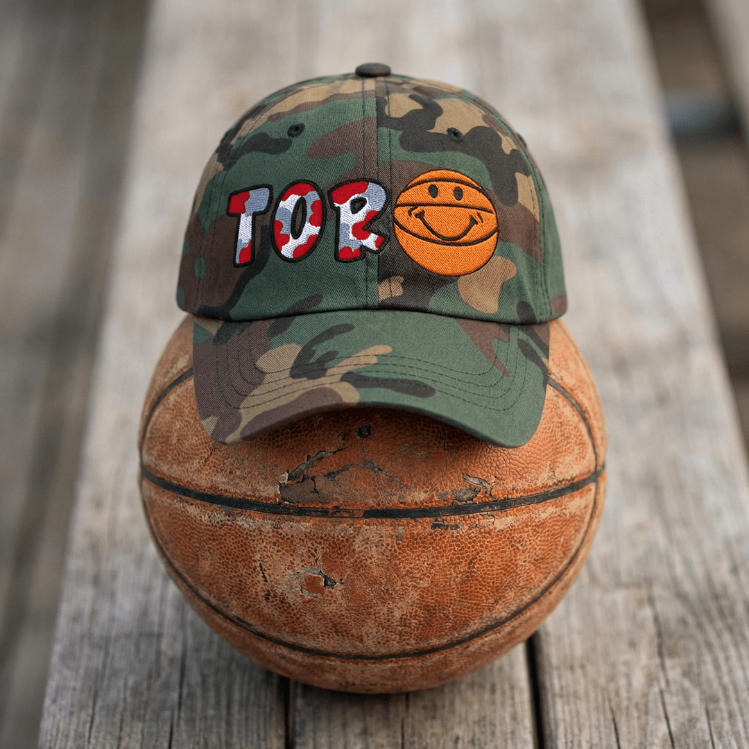 The City Collection TOR Basketball Camo Patched Hat - Rebel P Customs