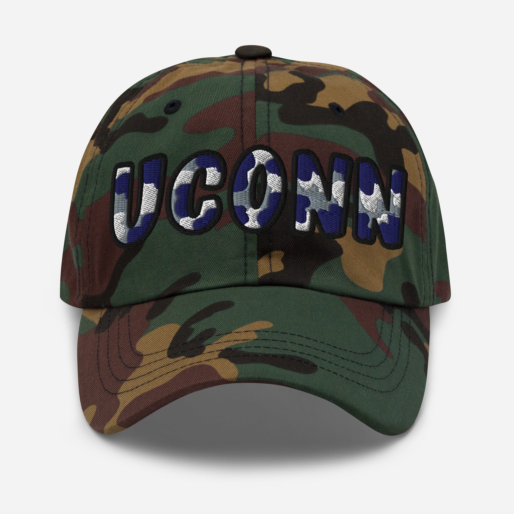The City Collection UCONN Camo Patched Hat - Rebel P Customs