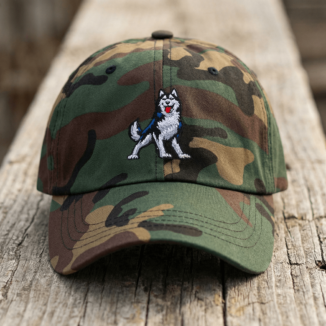 The City Collection UCONN Logo Camo Patched Hat - Rebel P Customs