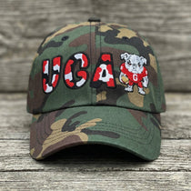 The City Collection UGA Bulldog Camo Patched Hat - Rebel P Customs