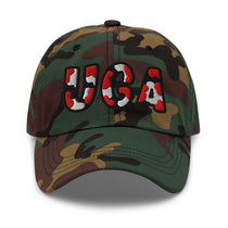 The City Collection UGA Camo Patched Hat - Rebel P Customs
