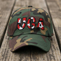 The City Collection UGA Camo Patched Hat - Rebel P Customs