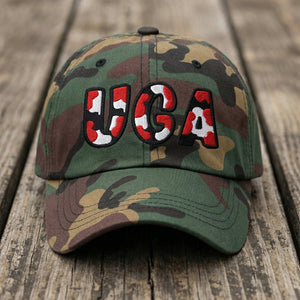 The City Collection UGA Camo Patched Hat - Rebel P Customs
