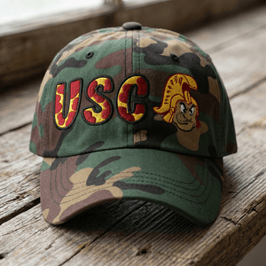 The City Collection USC Trojan Camo Patched Hat - Rebel P Customs