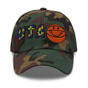 The City Collection UTA Basketball Camo Patched Hat - Rebel P Customs
