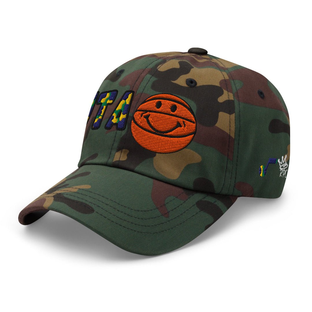 The City Collection UTA Basketball Camo Patched Hat - Rebel P Customs