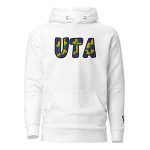 The City Collection UTA Basketball Patched Unisex Hoodie - Rebel P Customs
