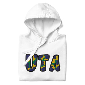 The City Collection UTA Basketball Patched Unisex Hoodie - Rebel P Customs