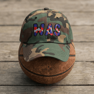 The City Collection WAS Basketball Camo Patched Hat - Rebel P Customs