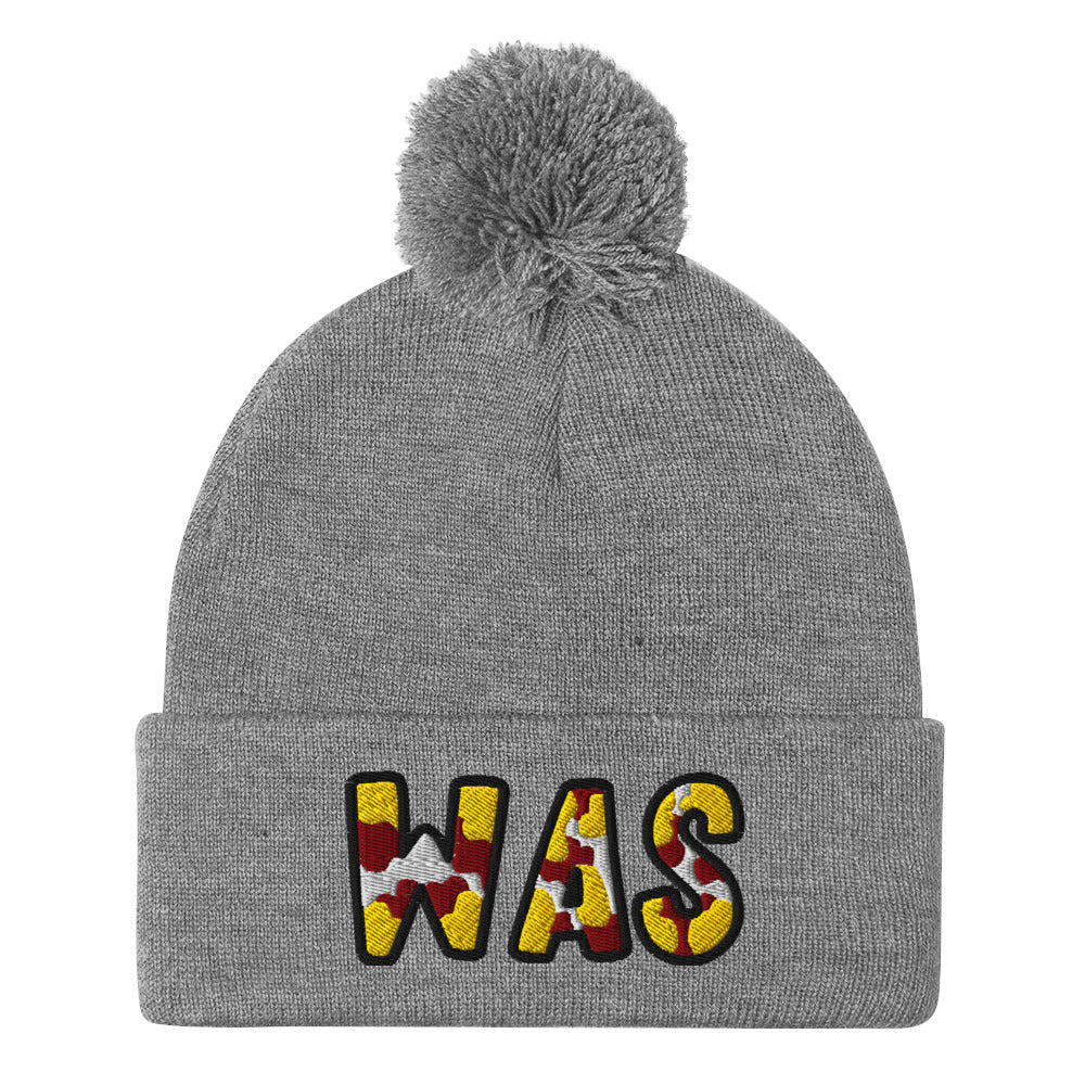 The City Collection WAS Football Patched Beanie - Rebel P Customs