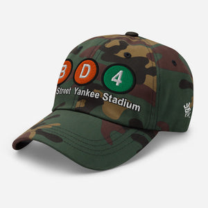 The City Collection Yankee Stadium Subway Camo Hat - Rebel P Customs