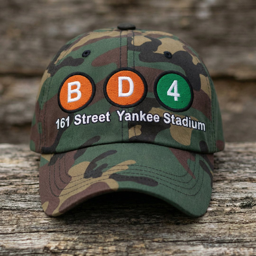 The City Collection Yankee Stadium Subway Camo Hat - Rebel P Customs