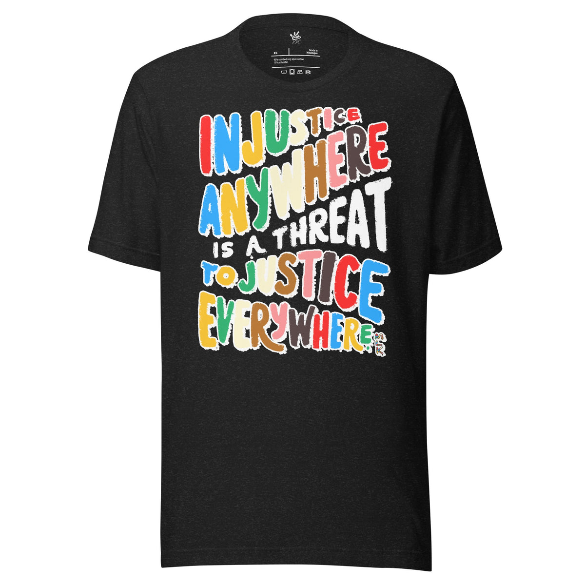 The Message Unisex T-Shirt (Black) - Rebel P Customs