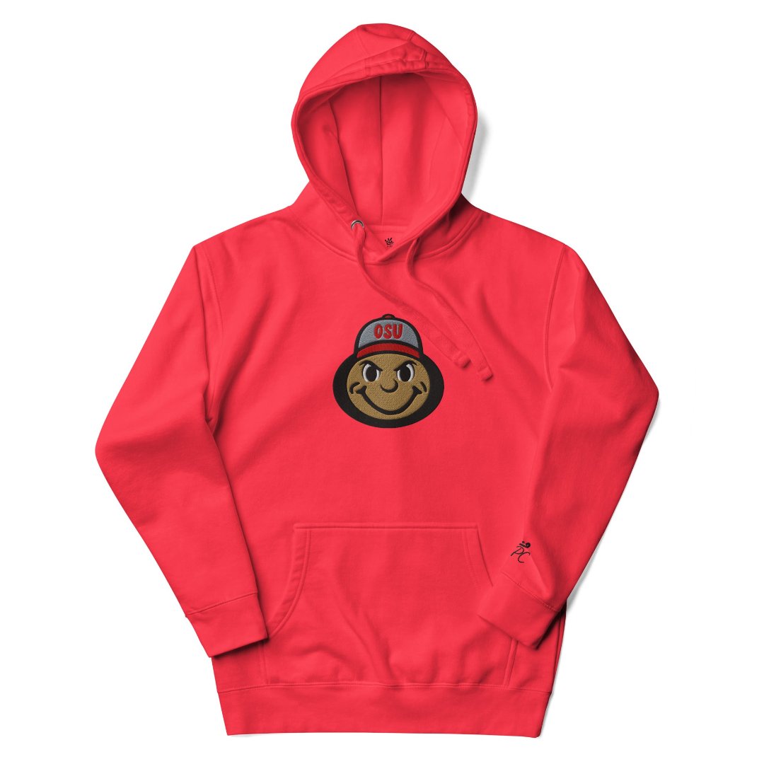 The City Collection OSU Buckeye Patched Unisex Hoodie