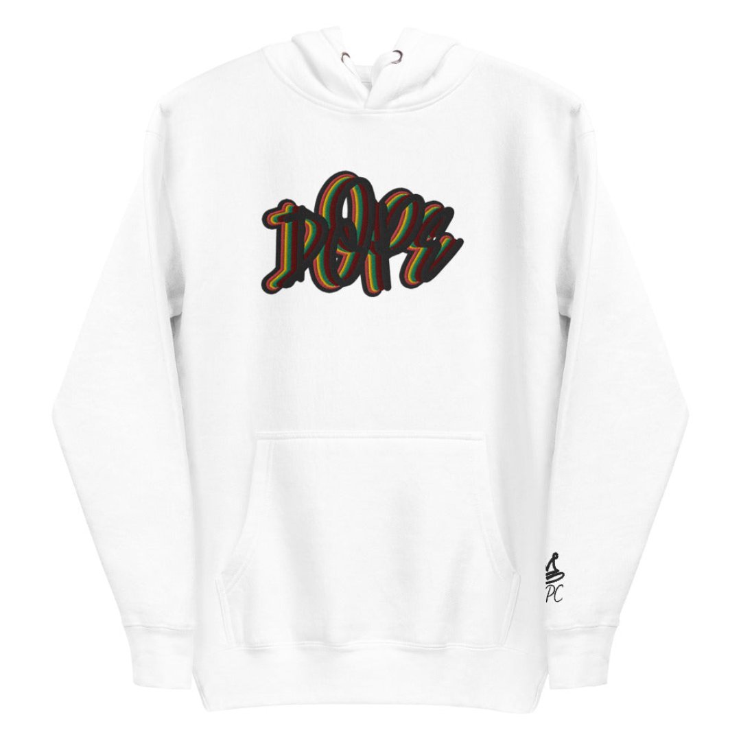 Dope Graffiti Patched Unisex Hoodie