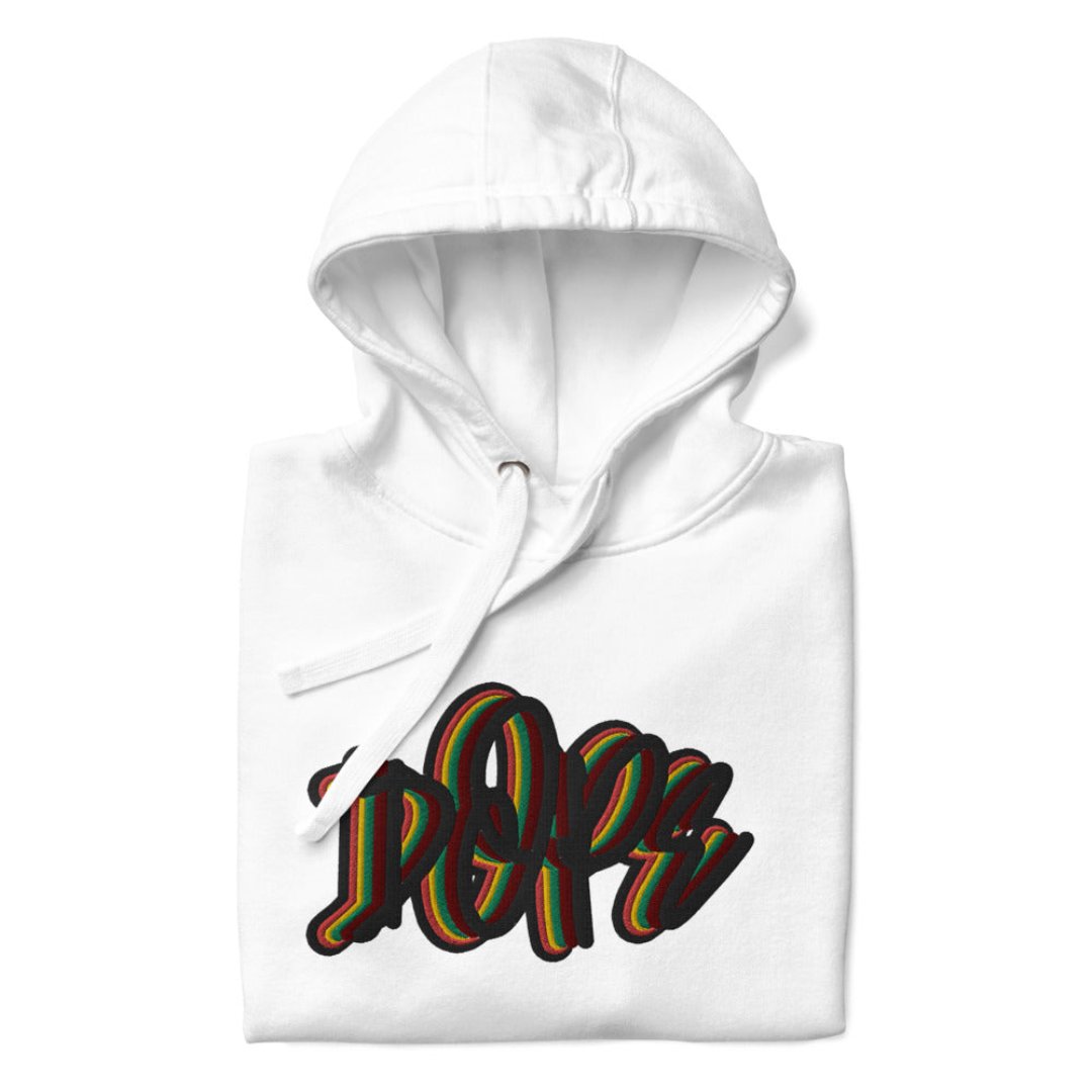 Dope Graffiti Patched Unisex Hoodie