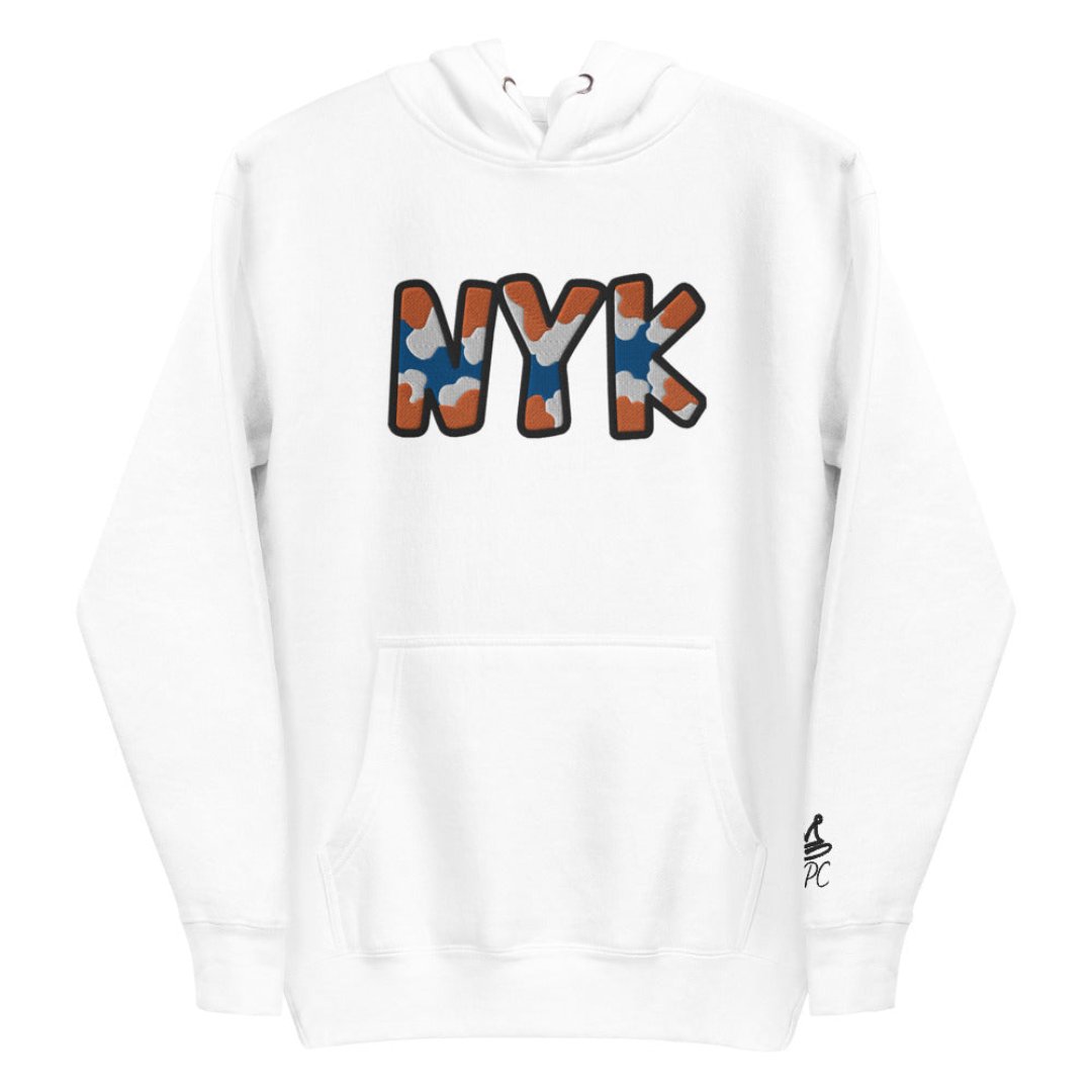 The City Collection NYK Basketball Patched Unisex Hoodie