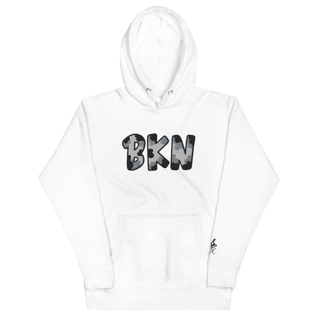 The City Collection BKN Basketball Patched Unisex Hoodie