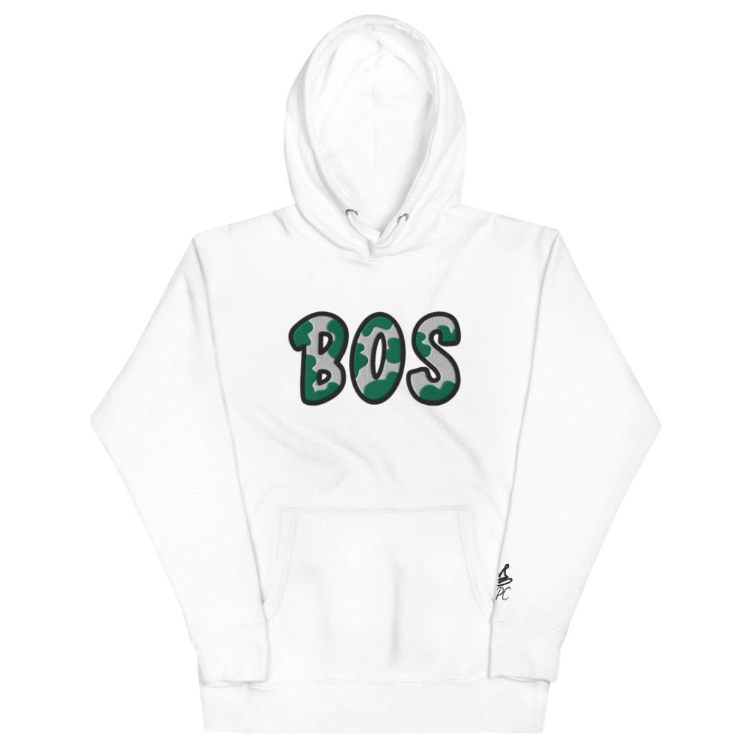 The City Collection BOS Basketball Patched Unisex Hoodie