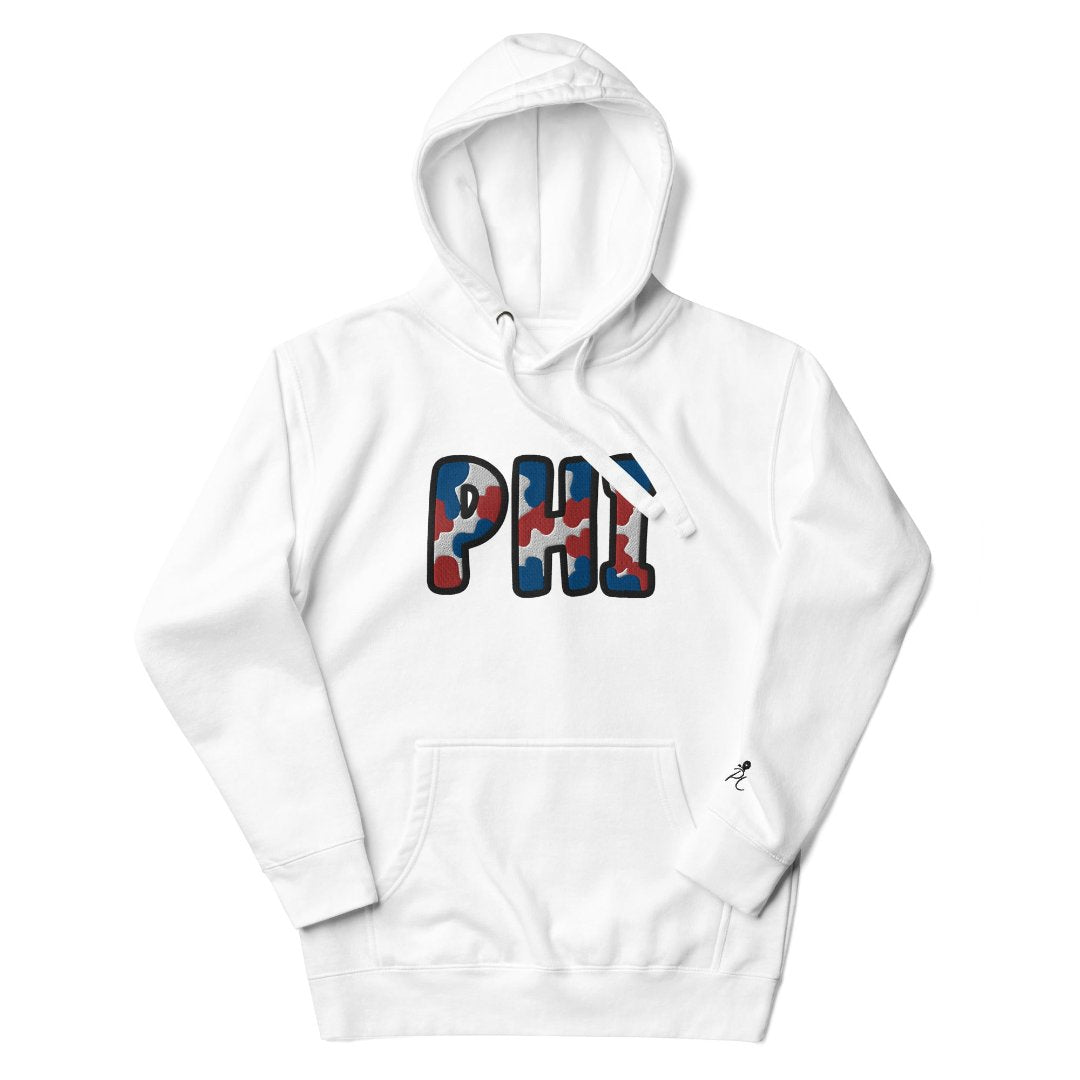 The City Collection PHI Basketball Patched Unisex Hoodie