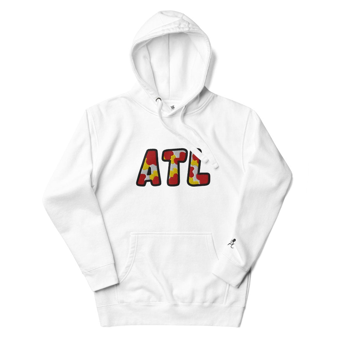 The City Collection ATL Basketball Patched Unisex Hoodie