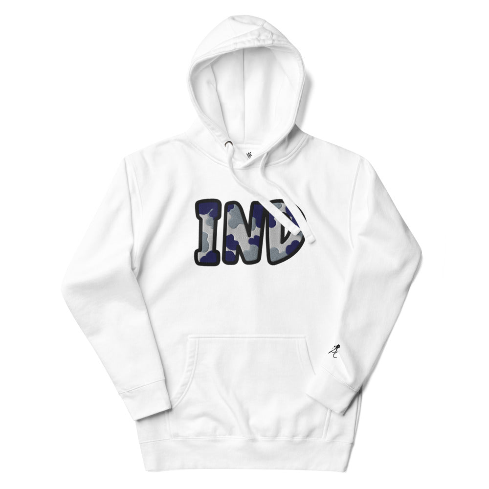 The City Collection IND Football Patched Unisex Hoodie